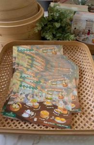 Sticker Design Hong Kong Traditional Dim Sum Yum Cha Concept (BUY 10 FREE 1) Waterproof Sticker