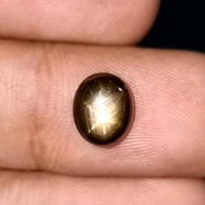 Batu Black Safir Star Asli Natural Original Kualitas Super Black Sapphire