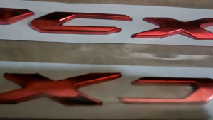 Emblem 3D Timbul Motor PCX 150 & Perekat Aksesoris