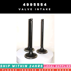 INTAKE VALVE 4995554 3901117 3920857 3920867 [LOCAL STOCK. READY TO SHIP WITHIN 24HRS. LOCAL SUPPLIER WARRANTY] FOR CUMMINS ENGINE GENERATOR