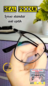 Kacamata Minus Tinggi Siap Pakai -0.25 sampai -8.00 Lensa Standar Asli Optik Desaign Frame Trendy Cod
