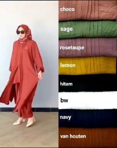 Setelan longtunik Monalisa model terlaris