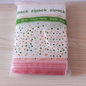 plastik klip 17 cm x 11 cm per 100 pcs