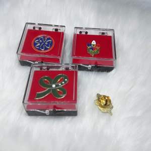Premium Pin+Case | Membership Pin | World Pin | BSP Pin | Investiture Pin | Butterfly back Clip | from TelamartPH
