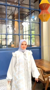 mayka dress - haniya premium mix emboidery Ld 110 pj 140 busui