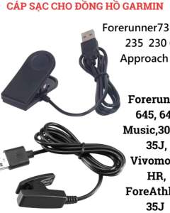 Cáp Sạc Cho Garmin Forerunner 735XT 235XT 230 630 645 645 Music30 35 35J Vivomove HR ForeAthlete 35J