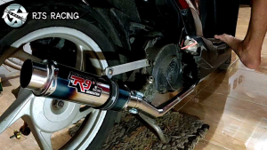 Slinser Knalpot R9 Inlet 50 & 38 Bass Bulat