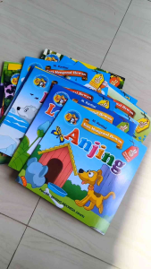 Buku Dongeng Seri Binatang Billingual (2 Bahasa)