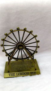METAL LONDON EYE MINIATURE (15 CM TALL) DISPLAY