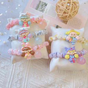 |SANTO.NE| XCQ032 SANRIO POPCORN GIRL HAIR BAND 三丽鸥爆米花女孩小肠圈 发圈
