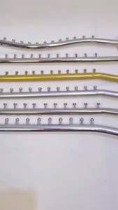 Gantungan Baju Suling Pipa Kotak 12 Titik Tekuk Hanger Kualitas (L) / Hanger Suling Pipa Kotak 12 Titik Tekuk Gantungan Baju Display Toko