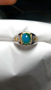 cincin bacan doko coklat bluees crystal natural