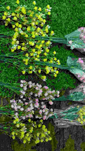 Bunga Plastik / Bunga Pelamin Perkhawinan / Bunga Palsu Perkhawinan / Bunga Hantaran Perkhawinan / Wedding Hantaran Decoration / Decoration Hantaran Wedding / 1 Pcs Per Pkt Bunga Palsu Perkhawinan.