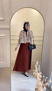 SAPHIRE INNER DRESS PLISKET KUTUNG PREMIUM