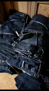 CELANA JEANS PRIA SOBEK BIKER SLIM FIT FASHION