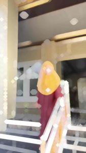 HIJAB ANTEM SIZE L BORDIR LOGO