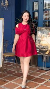 Đầm Tiểu Thư Bigsize 50-90KG Dễ Thương Hack Dáng Đi Làm Đi Tiệc Đi Chơi - D252 - Ú Xinh Store (Tafta Ánh Kim Đính Đá)