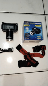 Senter Kepala Zoom 100 WATT ZXT-3018 Headlamp 3 Mode Cahaya KUNING Super Terang