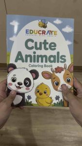 EducratePH Coloring Book for Kids – 16 Pages A4 (Space / Princess / Dinosaur / Cute Animals)