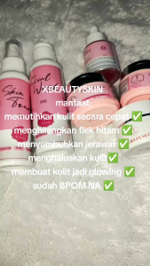 XBEAUTYSKIN PAKET EKSTRA WHITENING BPOM NA ✅