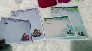 Mothers Day Notepad with Sticky Note (Floral)