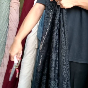 Bahan Kain Broklat Lace Malika / Lace Malaika Premium / Bridesmaid Broklat Lace Termurah Harga 1/2 meter