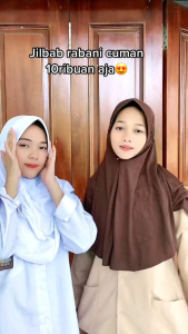 Kerudung Hijab Instan Anak Sekolah Tali Pita
