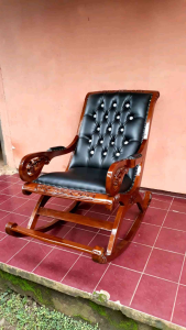 KURSI GOYANG KAYU JATI