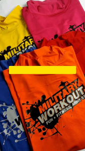 baju olahraga senam zumba tangan 3/4 bisa cod