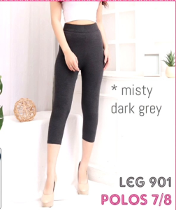 Legging Pendek Import Highwaist Polos 7per8