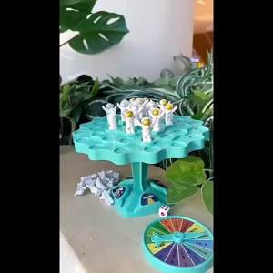 Balance astronaut childrens tabletop game balance tree stacking leisure parent-child interactive tabletop battle toy