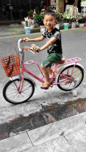 (Tặng bình nước) Xe đạp công ty Việt Nhật Latte 20 inh cho bé 6-12 tuổi