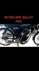 SKYGO WIZARD 125 / 150/ 175 APR BULLET PIPE 44 MM TIP
