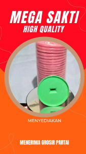 (ISI 6 PCS) TUTUP GELAS PLASTIK WARNA SOFT / TUTUP GELAS PLASTIK WARNA WARNI