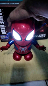 Robot Spiderman/robot dance Spider/kado anak laki laki/robot goyang