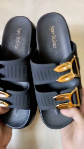 Sandal Wedges Doable Setrap Motif Kelinci 1409-2A 37-40