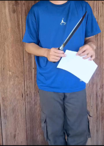 PISAU DAPUR DAN PISAU SEMBELIH CAP GARPU MODEL CANDUK UDANG SUPER TAJAM KUALITAS A1