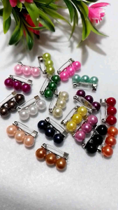 12pcs Bros dagu hijab mutiara mini