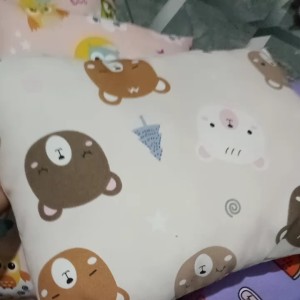 K-SH BANTAL Bayi Anti Kempes Bantal Silikon Microfiber