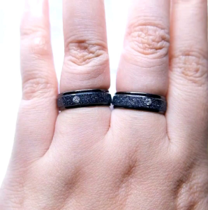 [GRATIS CETAK NAMA] Cincin Couple Titanium Anti Karat M10 | Cincin Pasangan | Cincin Hadiah | Cincin Lamaran | Cincin Tunangan | Aksesoris Pria Wanita