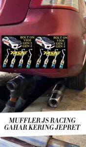 BOLT ON KNALPOT VIOS GEN2 GEN3 KNALPOT MOBIL TOYOTA VIOS GEN 2 GEN 3 BOLT ON PNP TINGGAL BAUD VIOS GEN 2 VIOS GEN 3 SPOON SPORT JS RACING HKS
