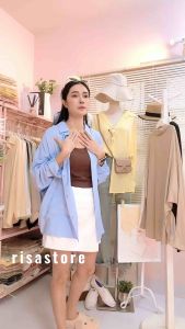 เสื้อเชิ้ตแขนยาว ใส่เดี่ยวใส่คลุม สไตล์สุดเก๋น่ารักก