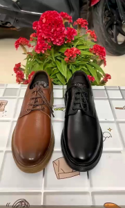 Giày Dr nam da bò thật nguyên tấm..đế cao su dẻo..mã D02..màu vàng bò..sang trọng đẳng cấp