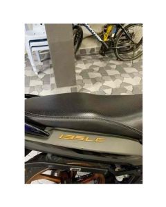 2PCS LC135 LOGO EMBLEM 3D RESIN GEL STICKER