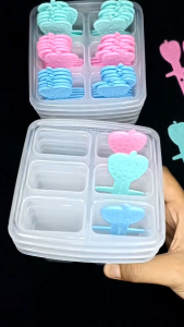 Cetakan ES Lilin - Es Cream Lolipop Jelly 3 PCS 18 LOBANG