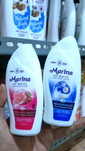 (2Pcs) Marina Uv White Hand & Body Lotion pelembab 92ml BPOM