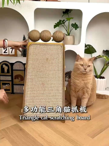 Sisal Cat Scratching Board Durable Scratch-Free Cat Bed Cat Scratching Mat Cat Claw Grinding Pet Cat Upgraded
