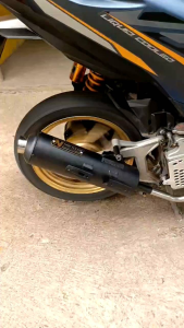 Knalpot Standar Racing NEXUS Black untuk Motor Scoopy, Vario Lexi, Nmax & Aerox