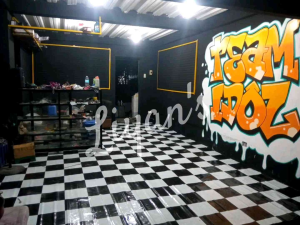 Standard Rubberized Linoleum and Affordable Mantel