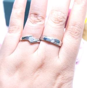 Cincin Couple Silver Adjustable S33 | Pasangan | Nikah | Lamaran | Hadiah | Tunangan 925 Perak | Aksesoris Pria Wanita